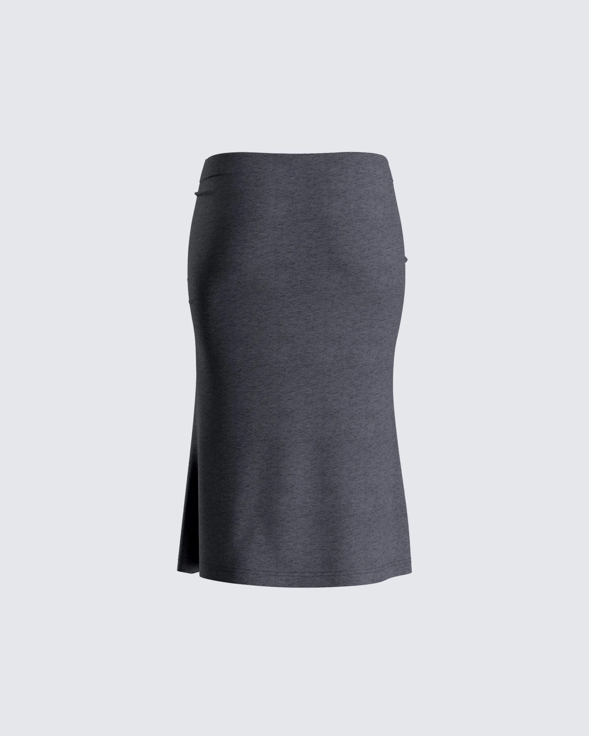 Nico Grey Jersey Midi Skirt sold by Finesse product image thumbnail 3