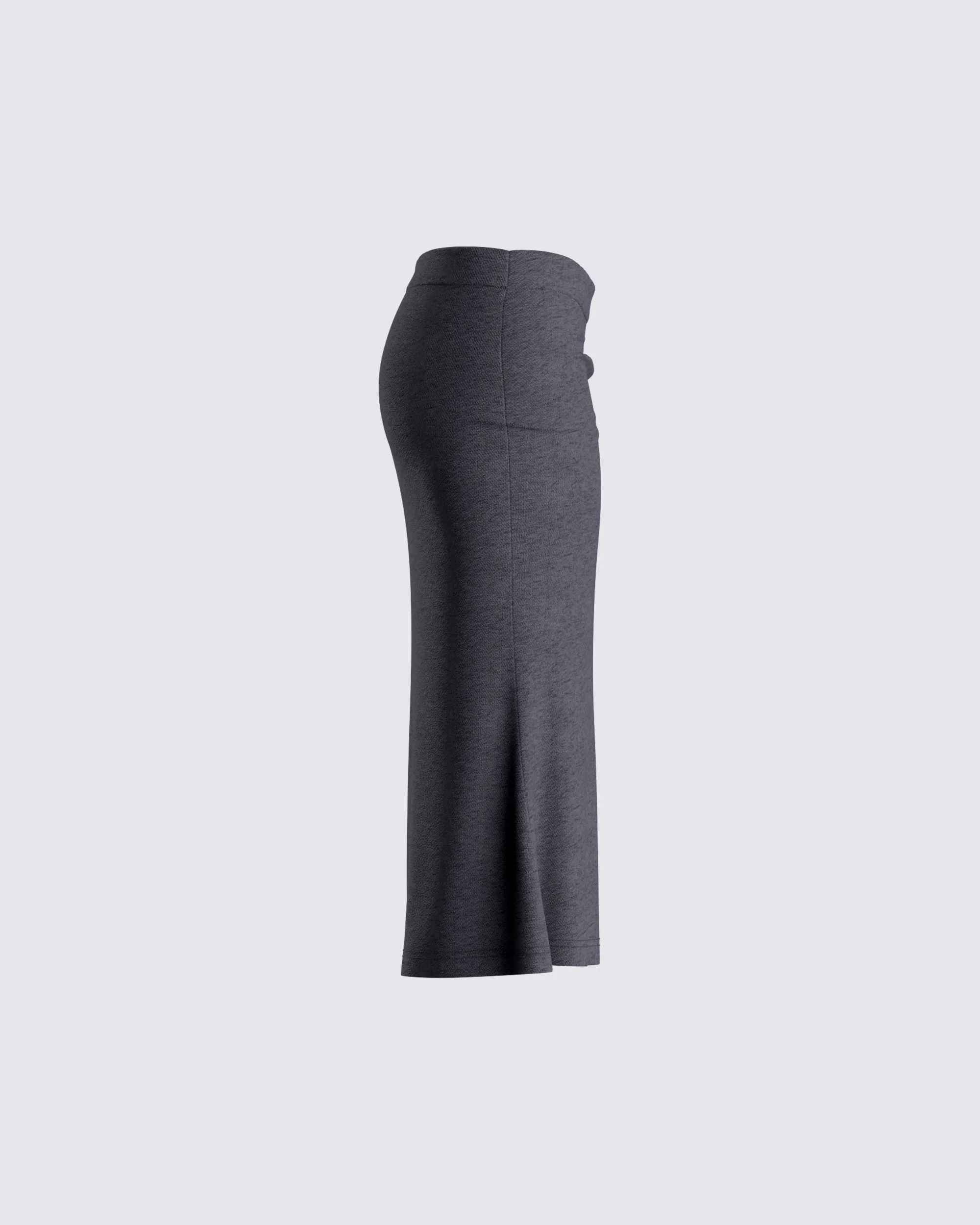Nico Grey Jersey Midi Skirt sold by Finesse product image thumbnail 2