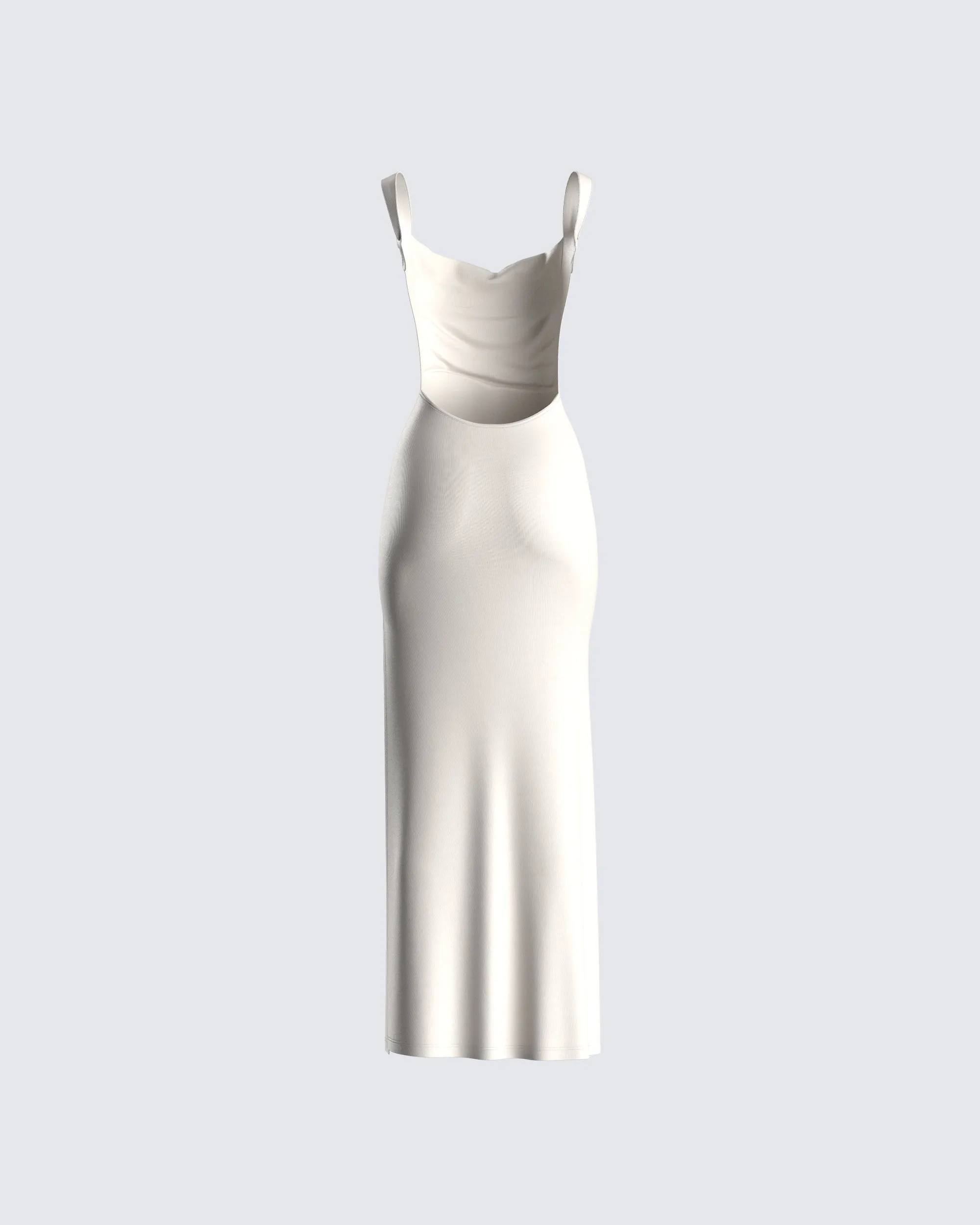 Asha Ivory Backless Maxi Dress sold by Finesse product image thumbnail 3