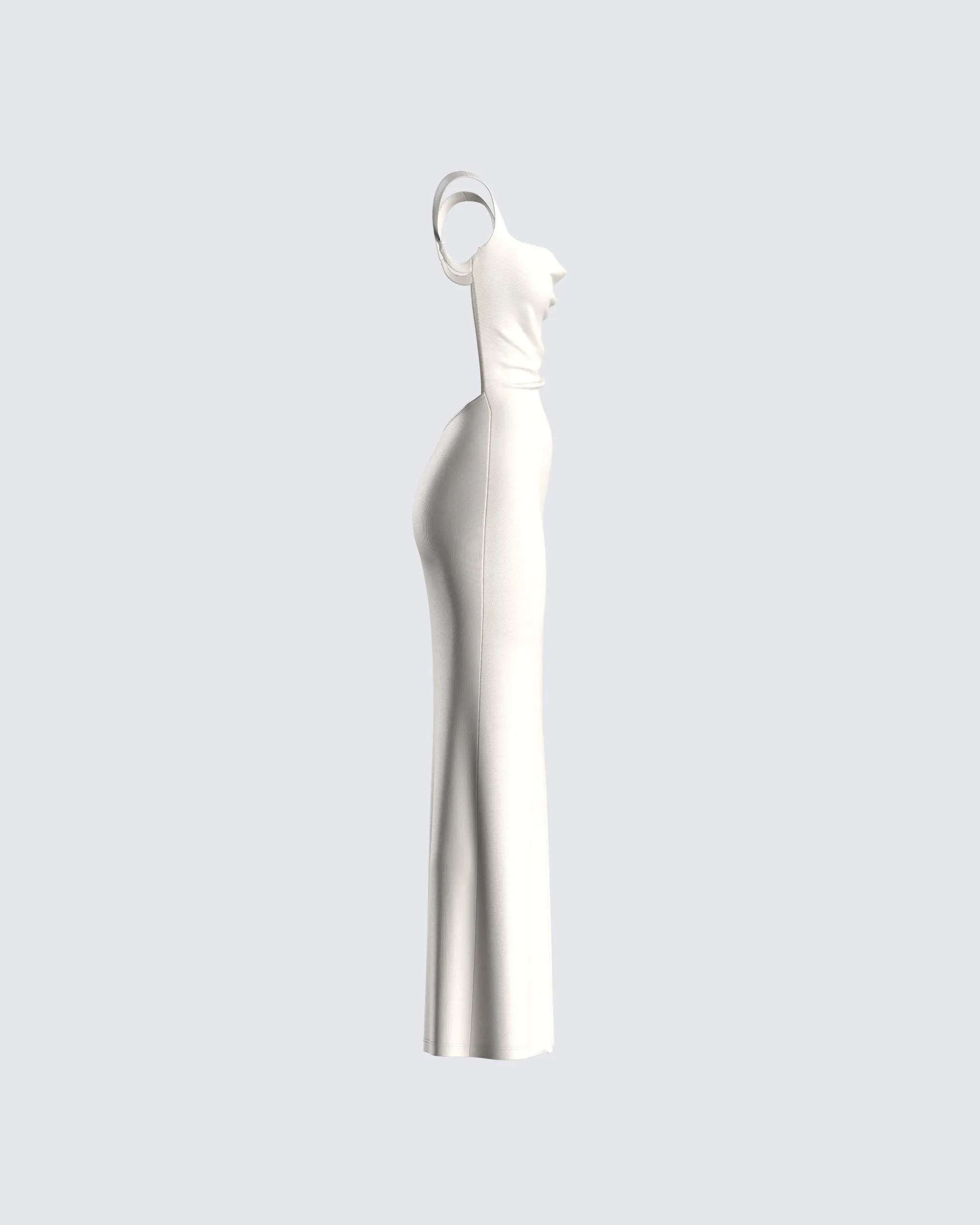 Asha Ivory Backless Maxi Dress sold by Finesse product image thumbnail 2
