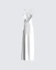 Nicola White Chain Maxi Dress sold by Finesse