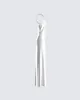 Nicola White Chain Maxi Dress sold by Finesse