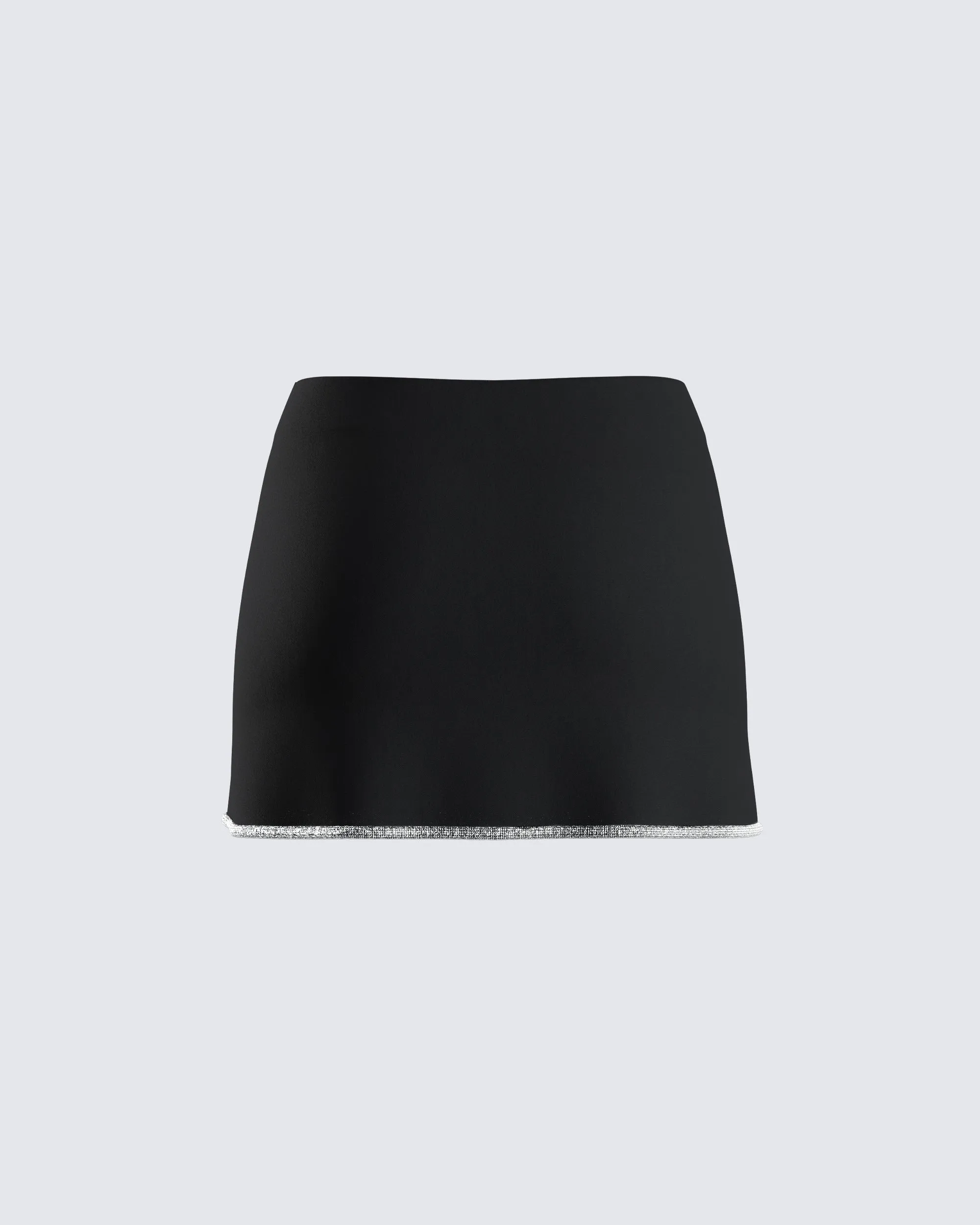 Birgit Black Rhinestone Mini Skirt sold by Finesse product image thumbnail 3