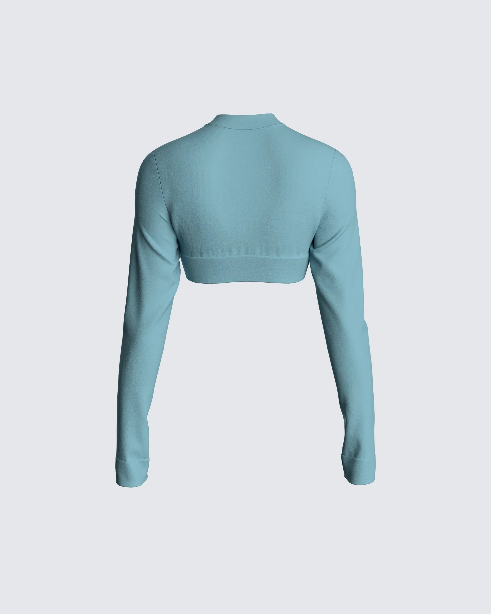Jones Blue Zip Up Top sold by Finesse product image thumbnail 3