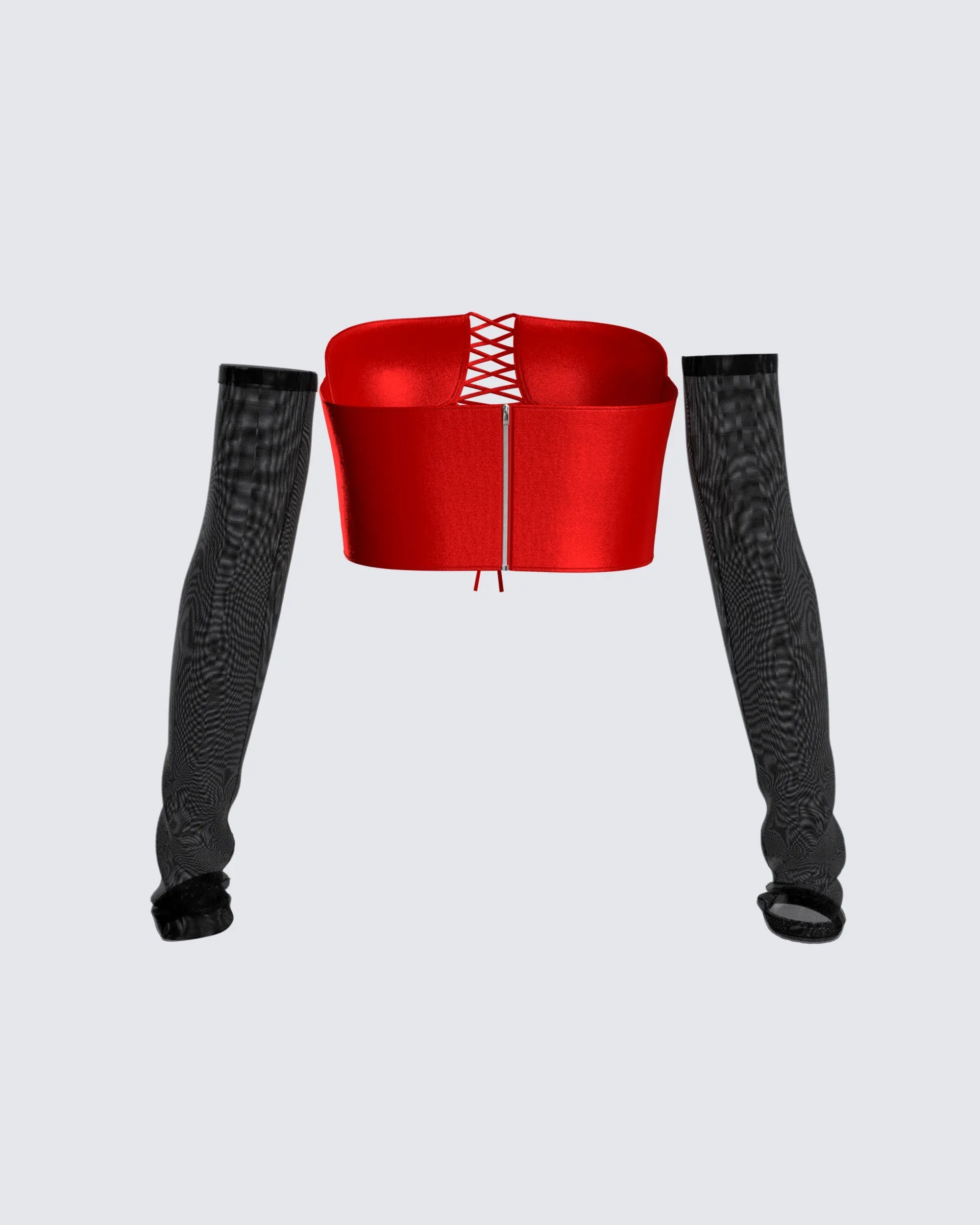 Cleo Corset Top & Gloves sold by Finesse product image thumbnail 3