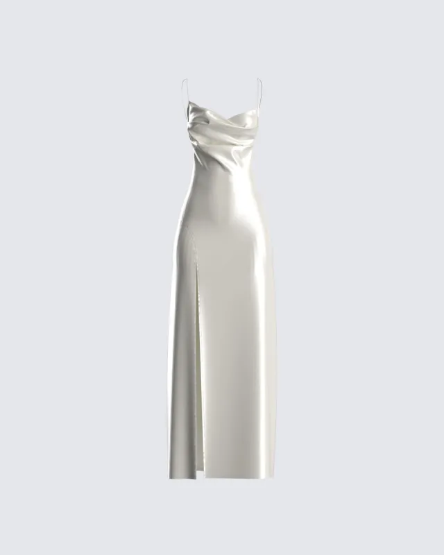 Piper Satin Midi Dress sold by Finesse