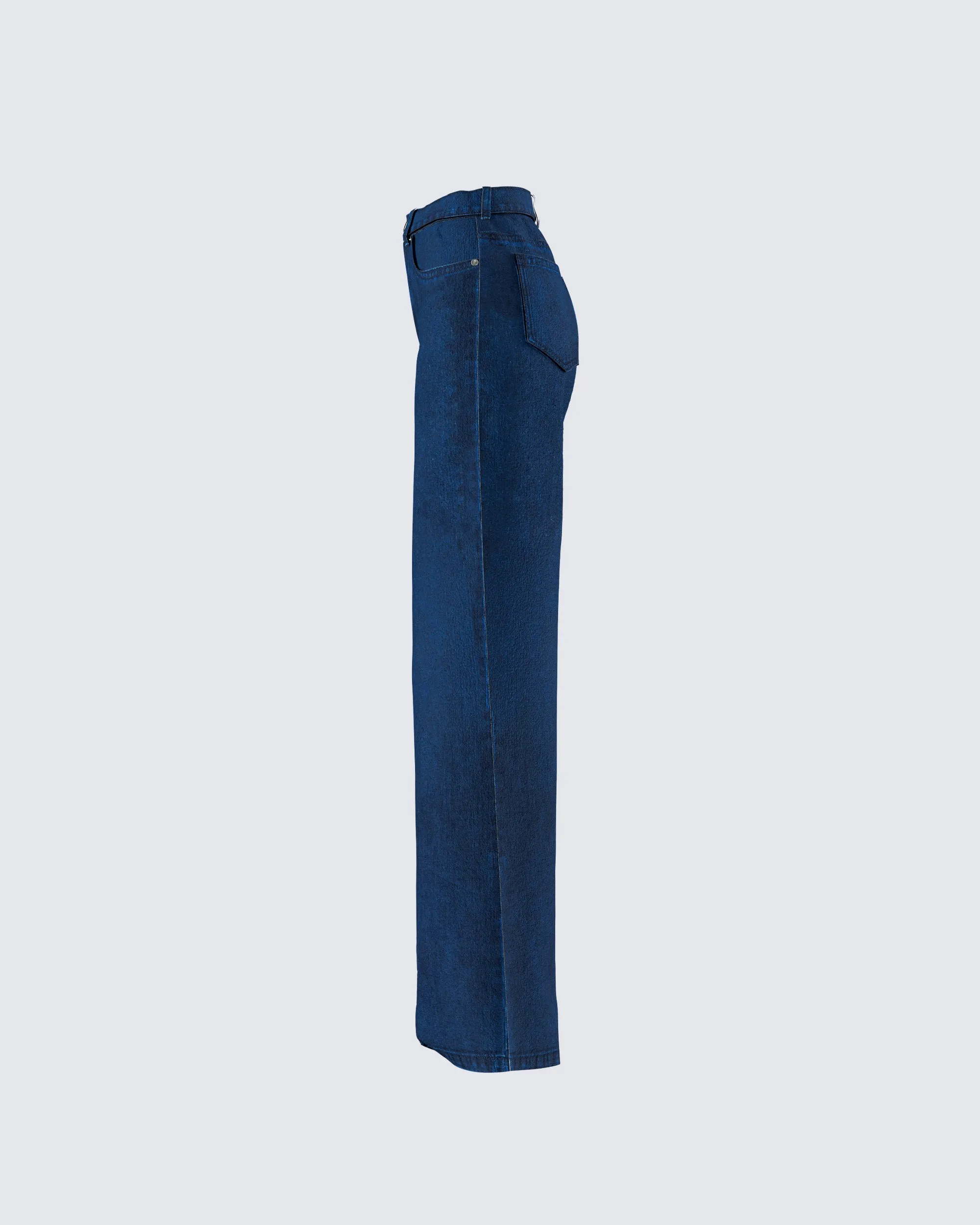 Nia High Waisted Dark Blue Jean sold by Finesse product image thumbnail 2