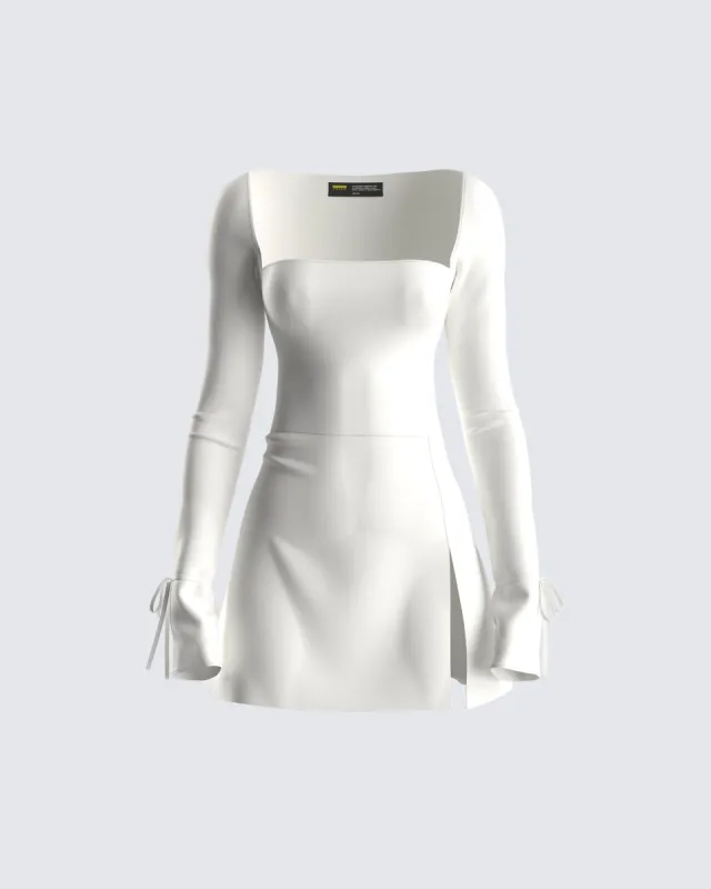 Kesia Ivory Mini Dress sold by Finesse