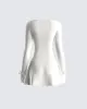 Kesia Ivory Mini Dress sold by Finesse