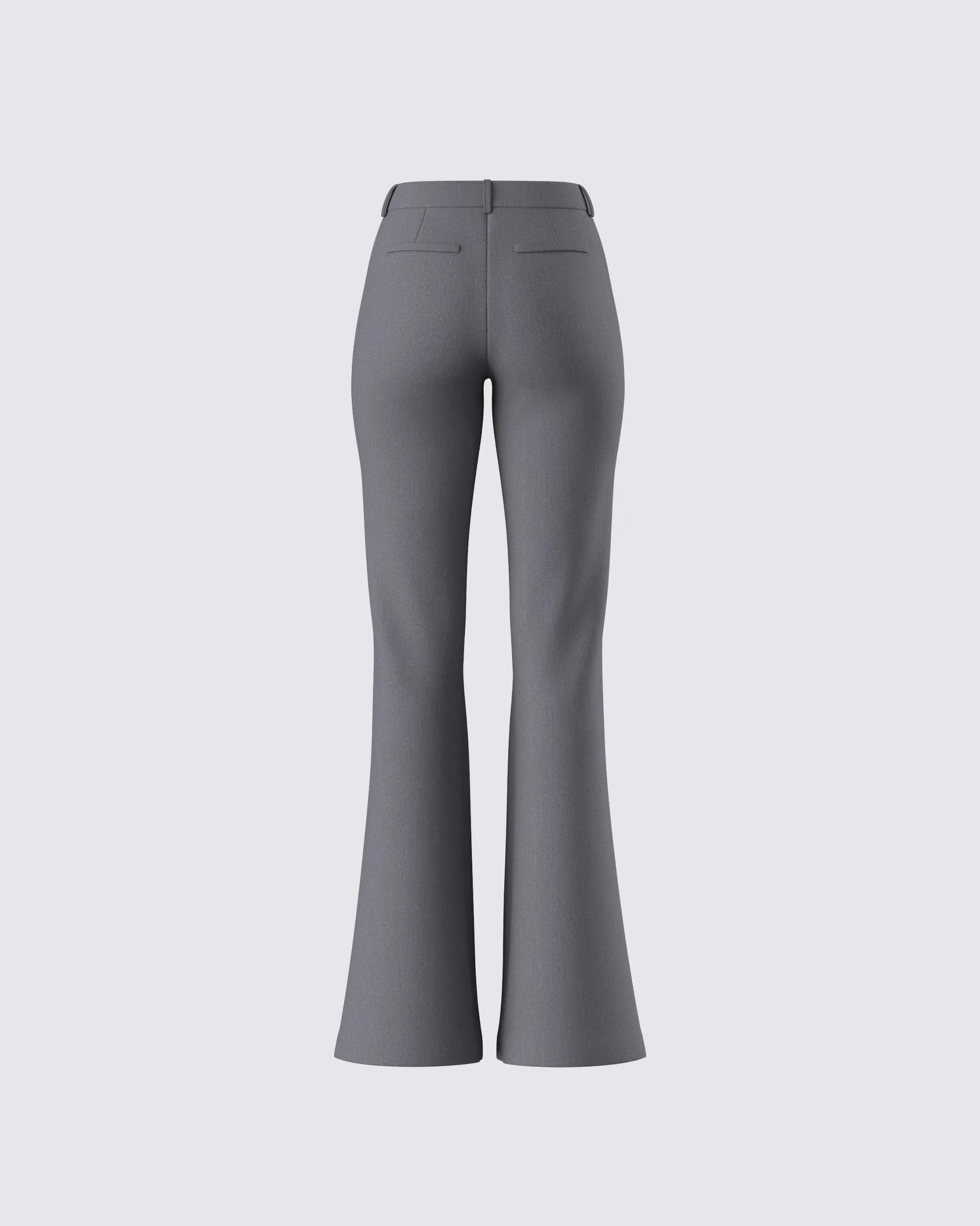 Kimberly Grey Flared Trouser Pant sold by Finesse product image thumbnail 3