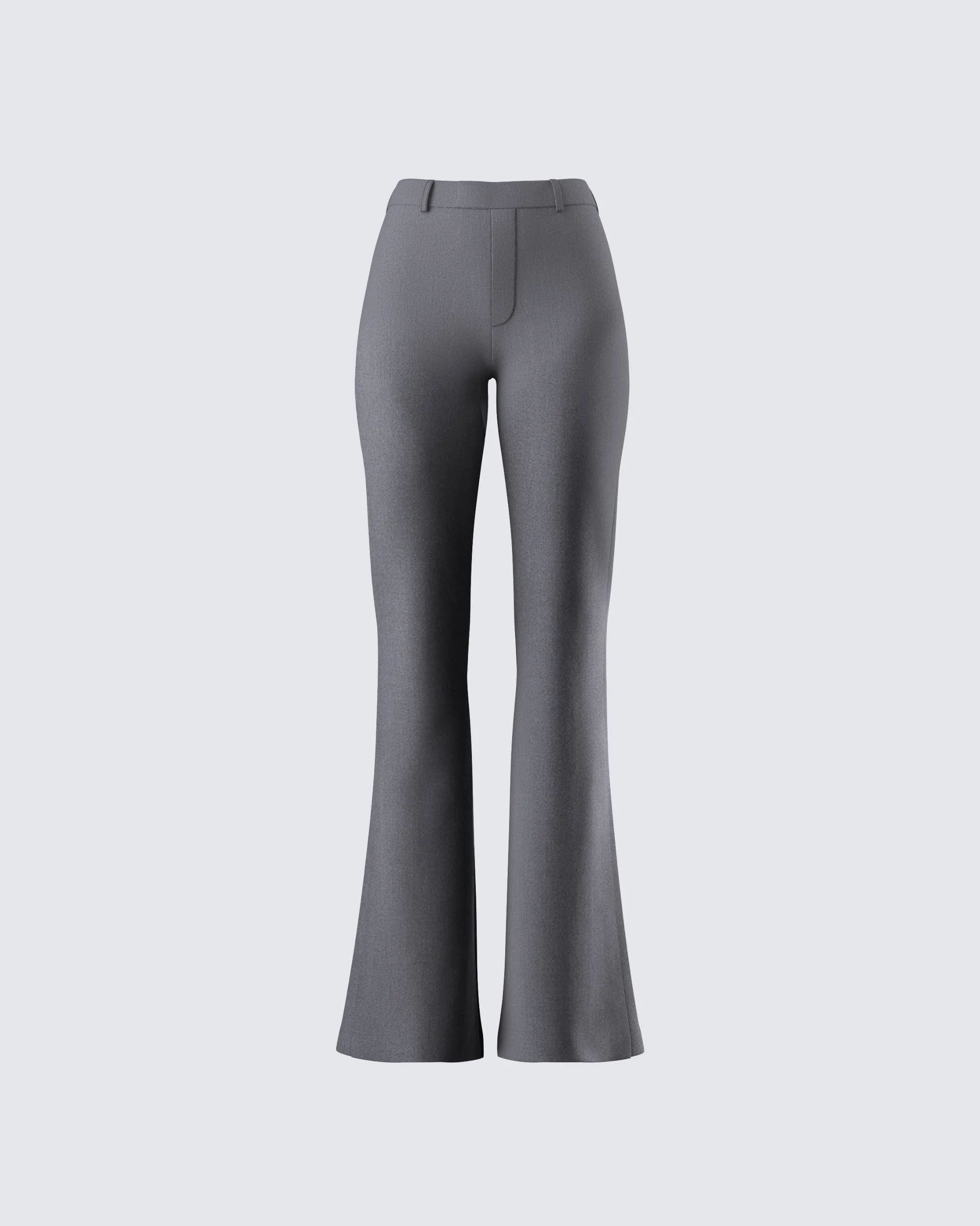 Kimberly Grey Flared Trouser Pant sold by Finesse