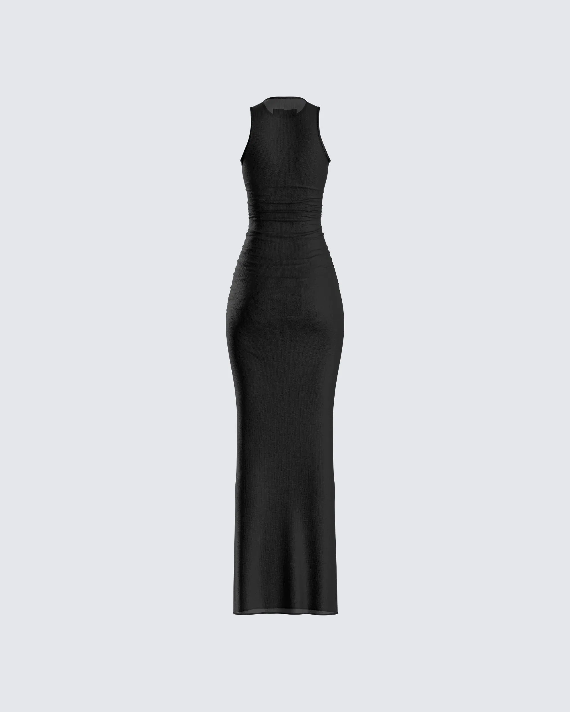 Rosario Black Mesh Maxi Dress sold by Finesse product image thumbnail 3