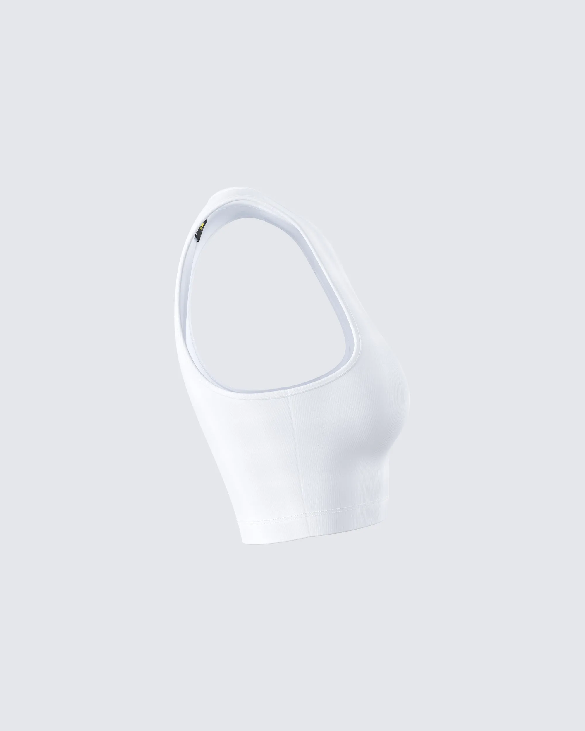 Thea White Jersey Tank sold by Finesse product image thumbnail 2
