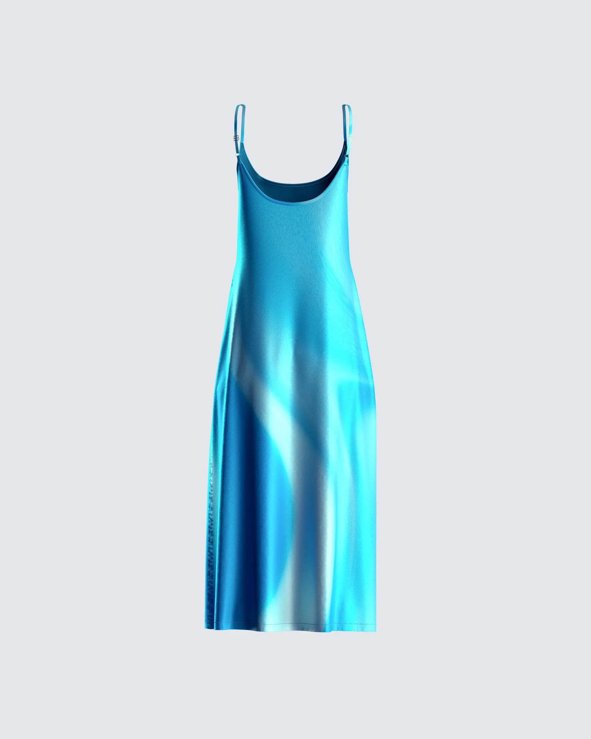 Astra Aqua Print Midi Dress sold by Finesse product image thumbnail 3
