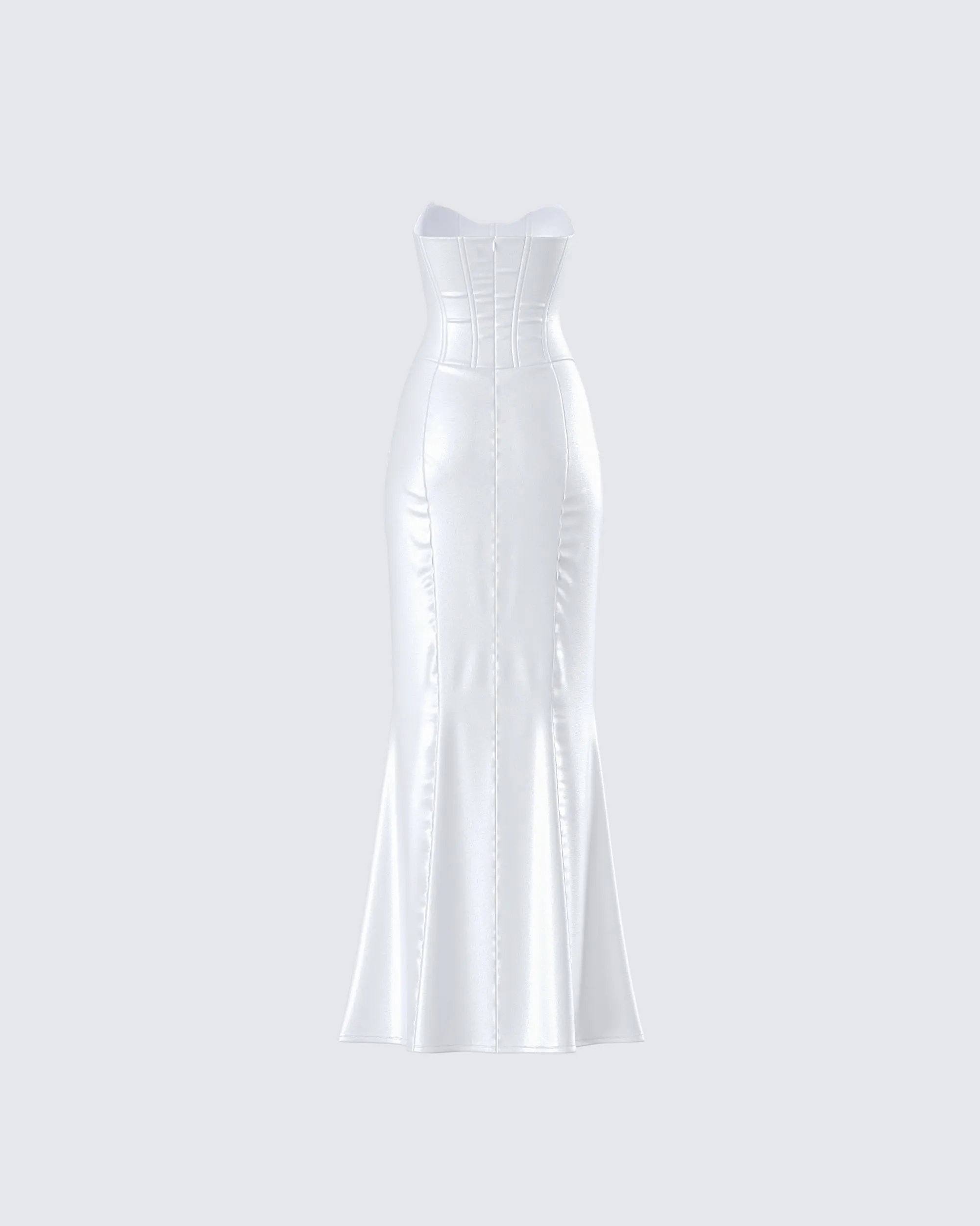 Katana White Lace Applique Gown sold by Finesse product image thumbnail 3