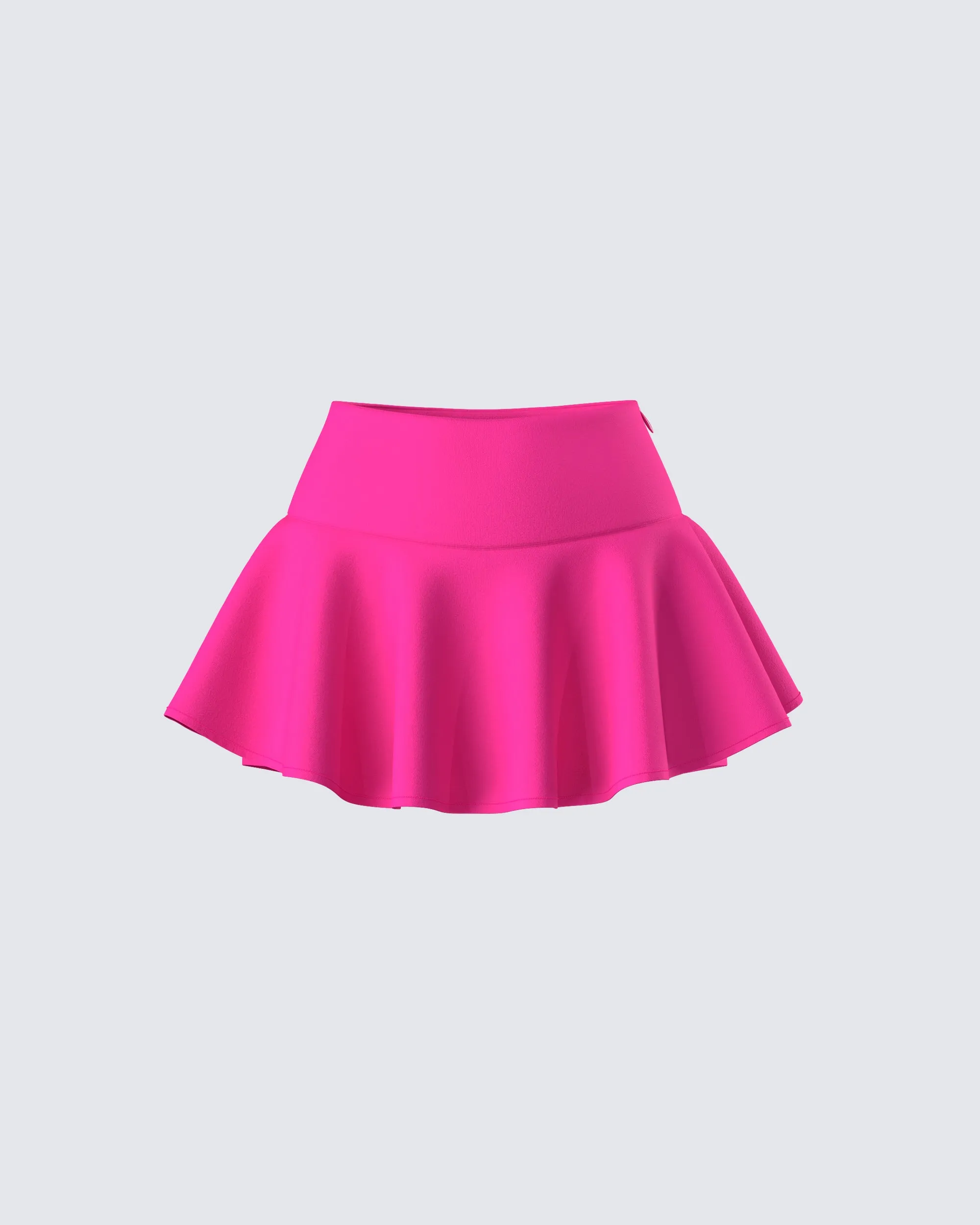 Pippa Pink Ruffle Tiered Skort sold by Finesse
