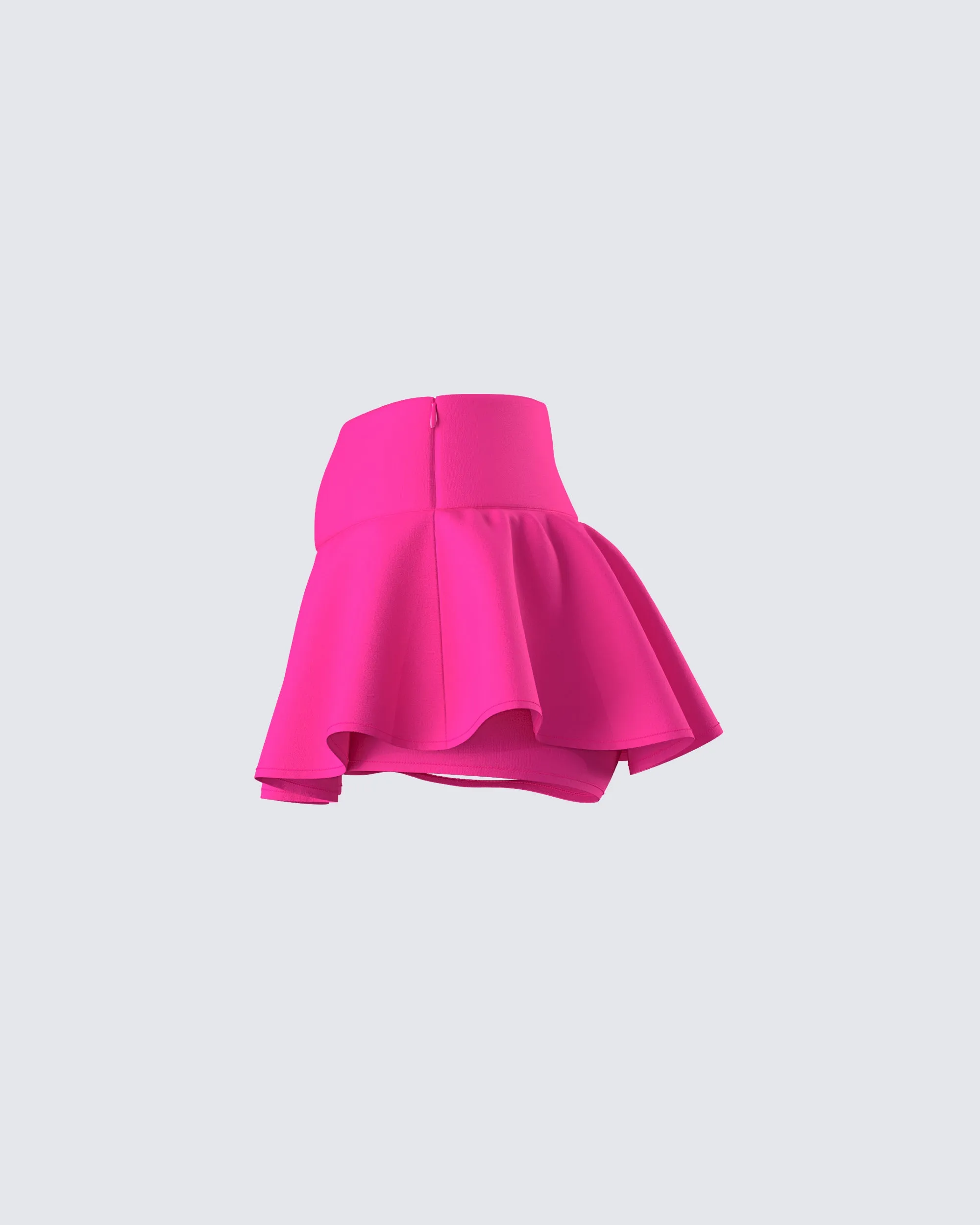 Pippa Pink Ruffle Tiered Skort sold by Finesse product image thumbnail 2