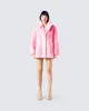 Nicole Pink Vegan Fur Coat sold by Finesse