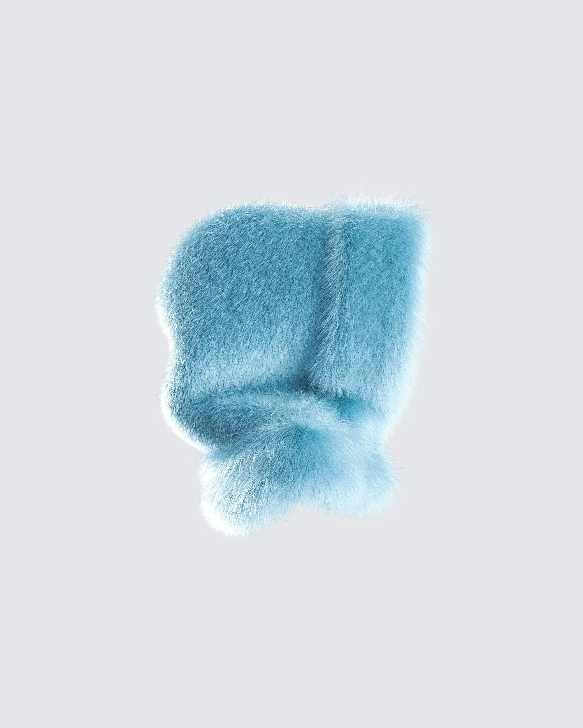 Jayden Aqua Fur Hood sold by Finesse product image thumbnail 2