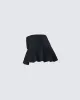 Ataya Black Denim Micro Mini Skirt sold by Finesse