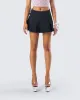 Ataya Black Denim Micro Mini Skirt sold by Finesse