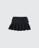Ataya Black Denim Micro Mini Skirt sold by Finesse