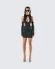 Jeanne Black Dress & Sleeves sold by Finesse