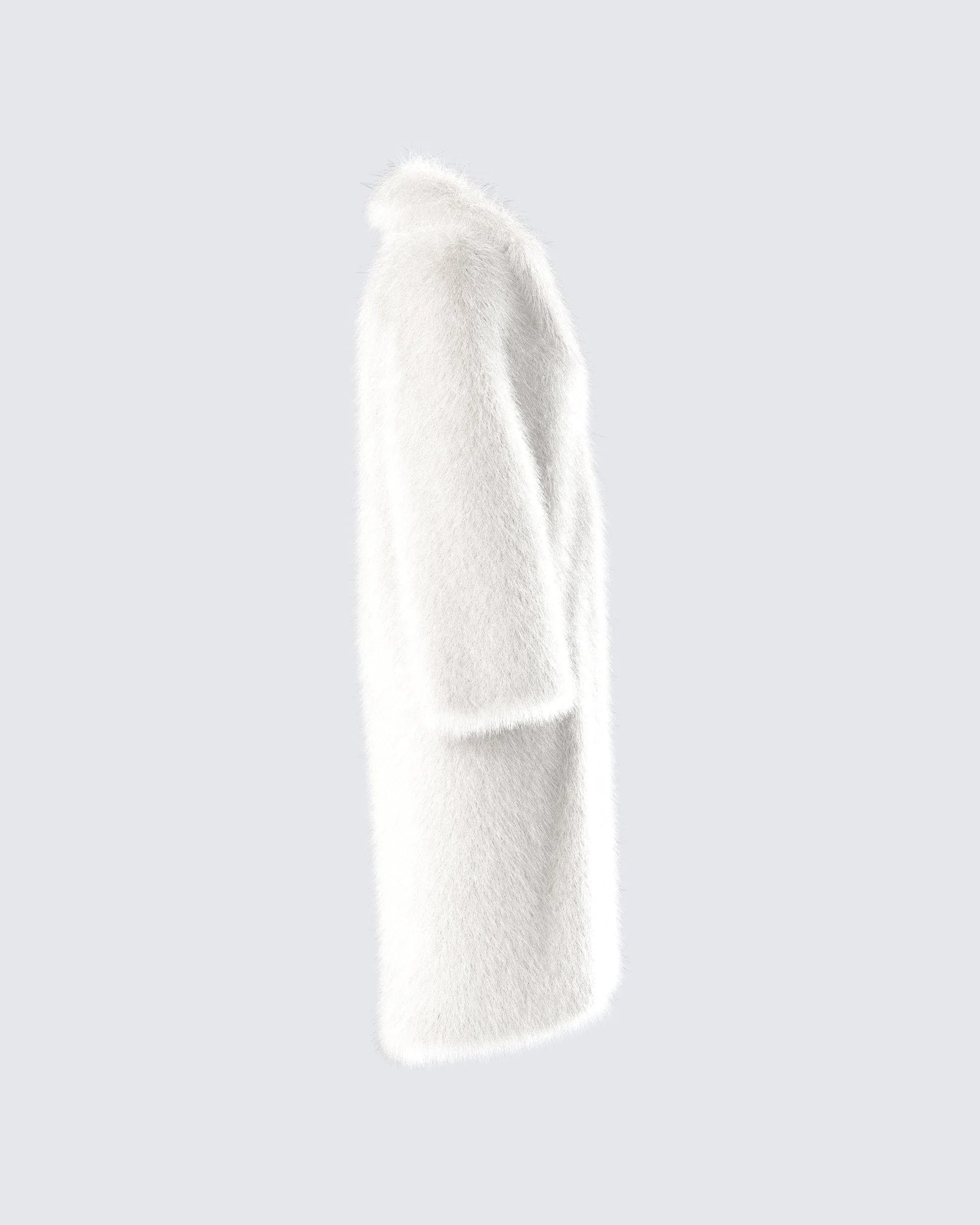 Trista Ivory Faux Fur Coat sold by Finesse product image thumbnail 2