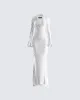 Kobina White Lace Maxi Dress sold by Finesse