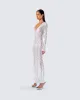 Kobina White Lace Maxi Dress sold by Finesse