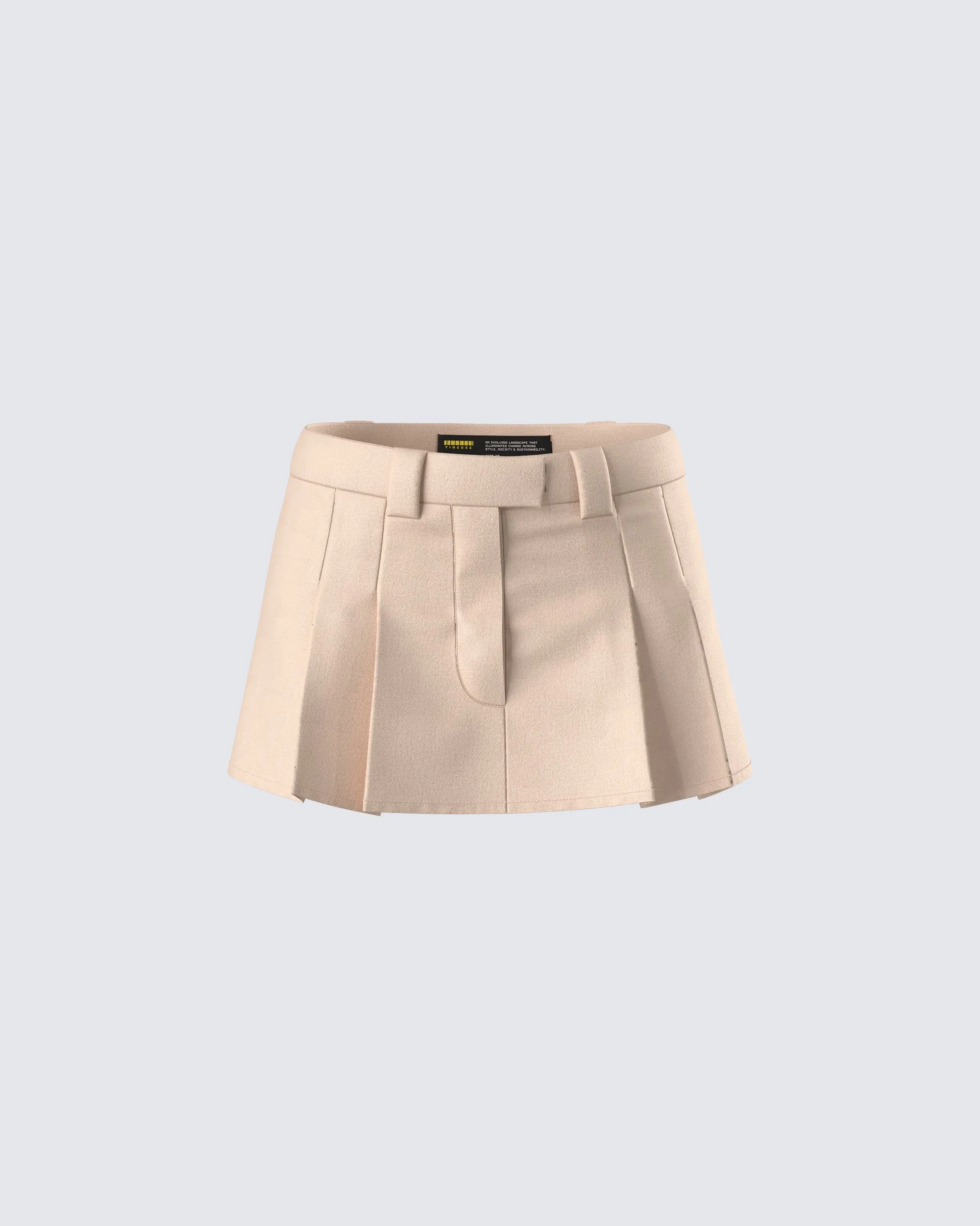 Blake Twill Micro Mini Skirt sold by Finesse