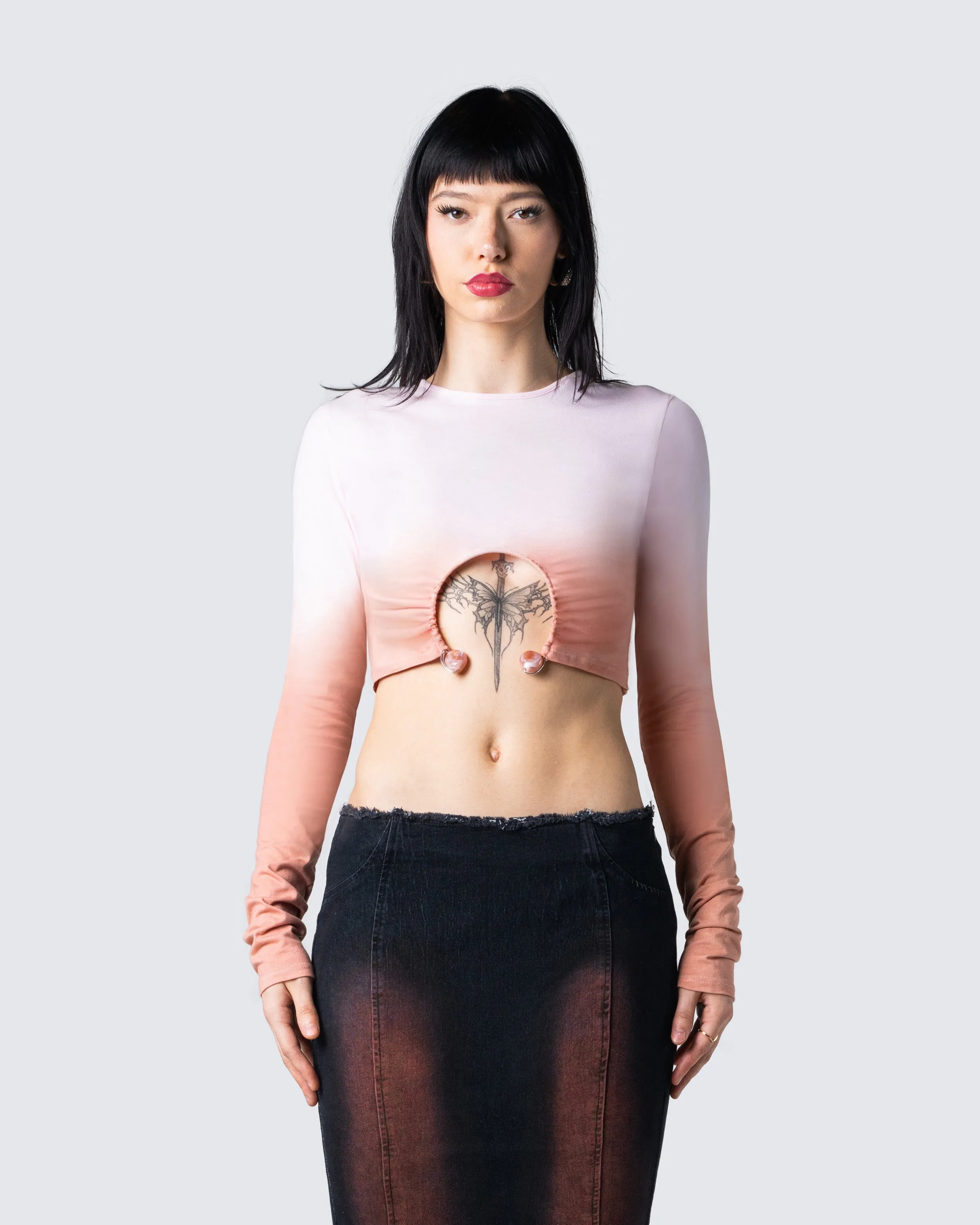 Raine Tie Dye Long Sleeve Top sold by Finesse product image thumbnail 4