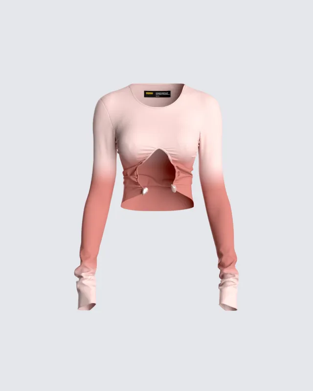 Raine Tie Dye Long Sleeve Top sold by Finesse