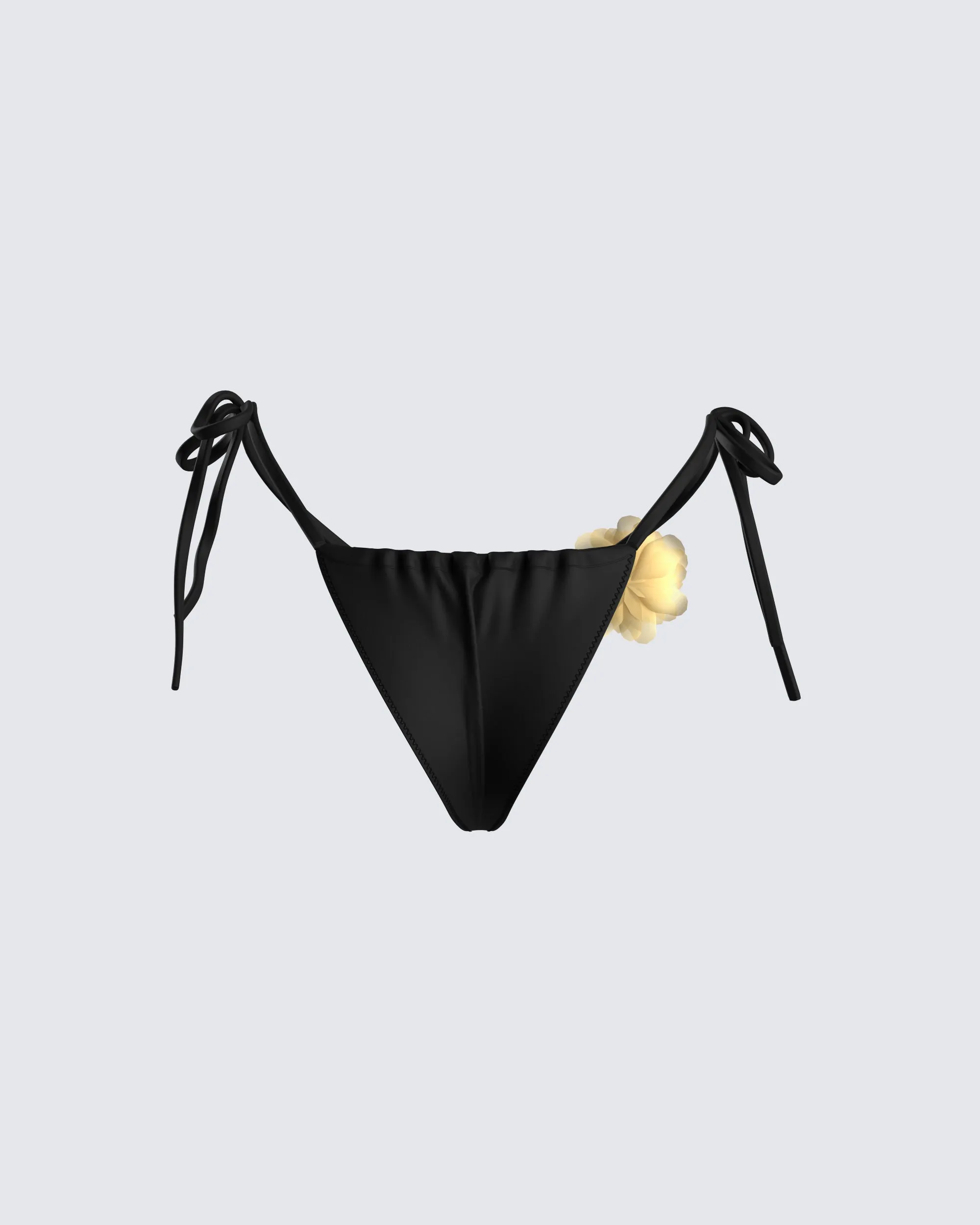 Revel Black Bikini Flower Bottom sold by Finesse product image thumbnail 3