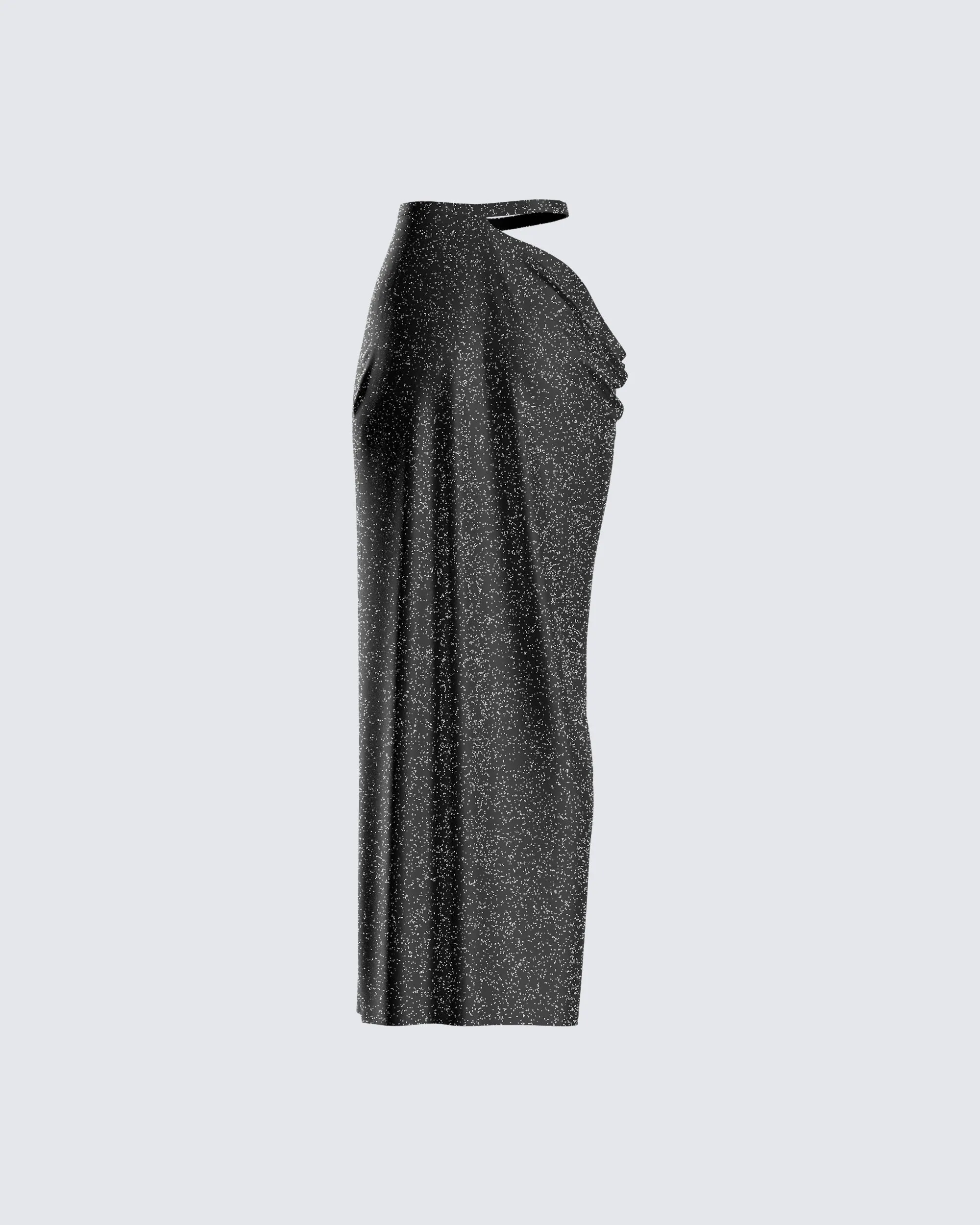 Whitney Black Shimmer Maxi Skirt sold by Finesse product image thumbnail 3