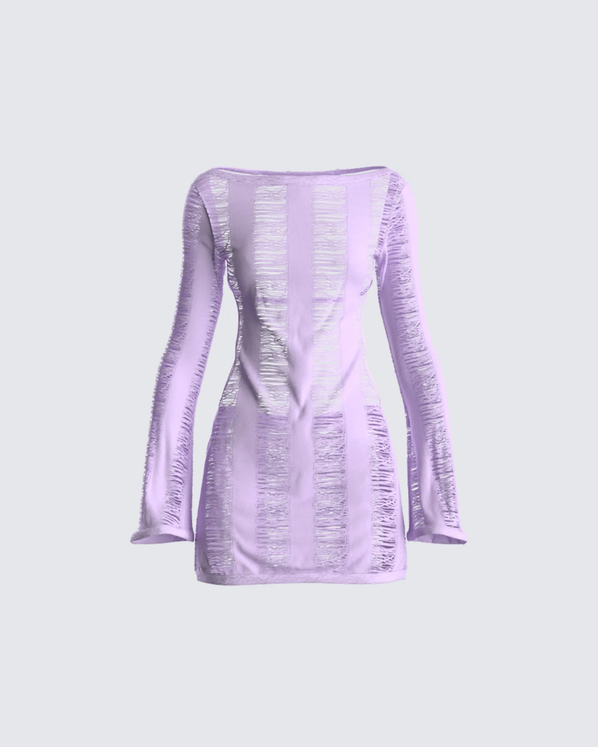 Mindy Lavender Mini Dress sold by Finesse
