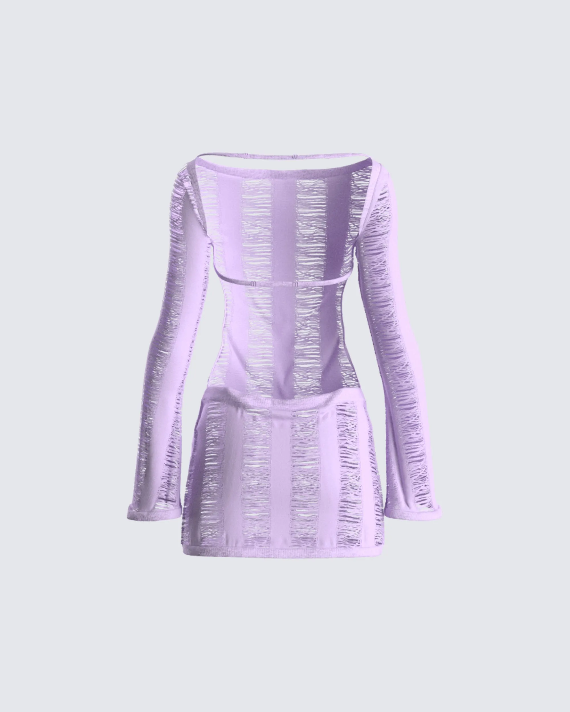 Mindy Lavender Mini Dress sold by Finesse product image thumbnail 3