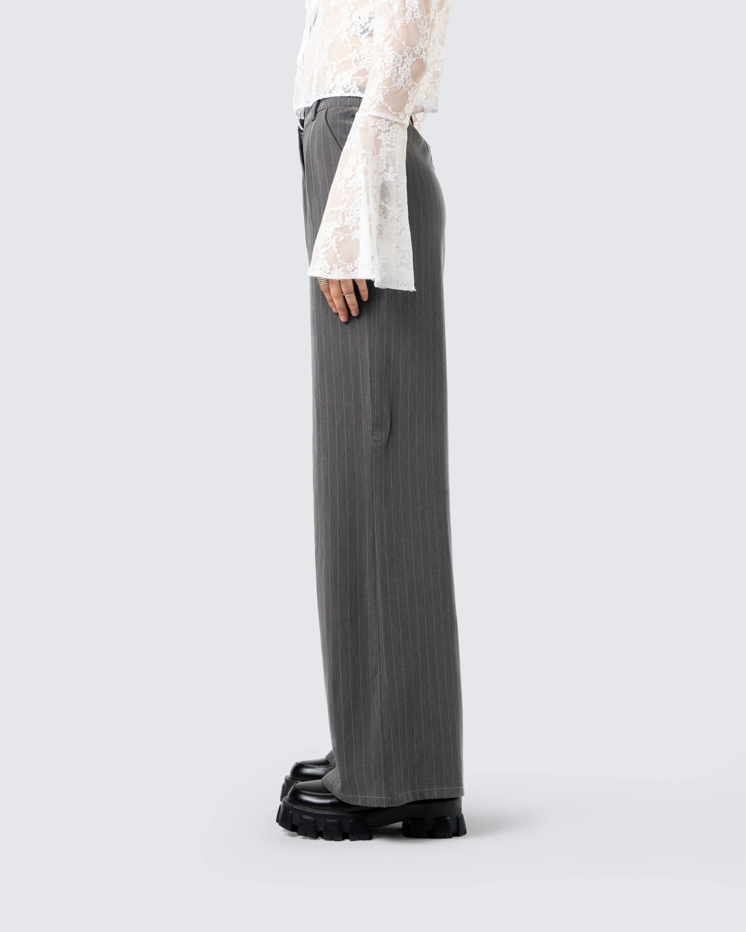 Claire Grey Striped Pant sold by Finesse product image thumbnail 5