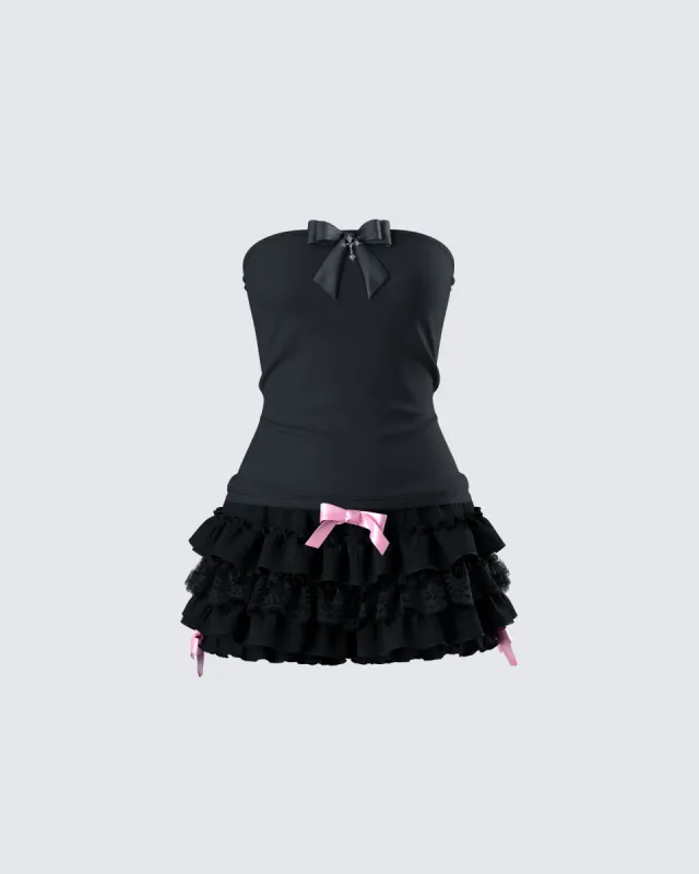 Aloa Noir Ruffle Set sold by Finesse