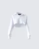 Chloe Cropped Shirt sold by Finesse