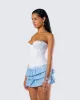 Dory White Satin Corset Top sold by Finesse
