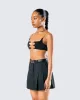 Amari Black Chain Cropped Top sold by Finesse