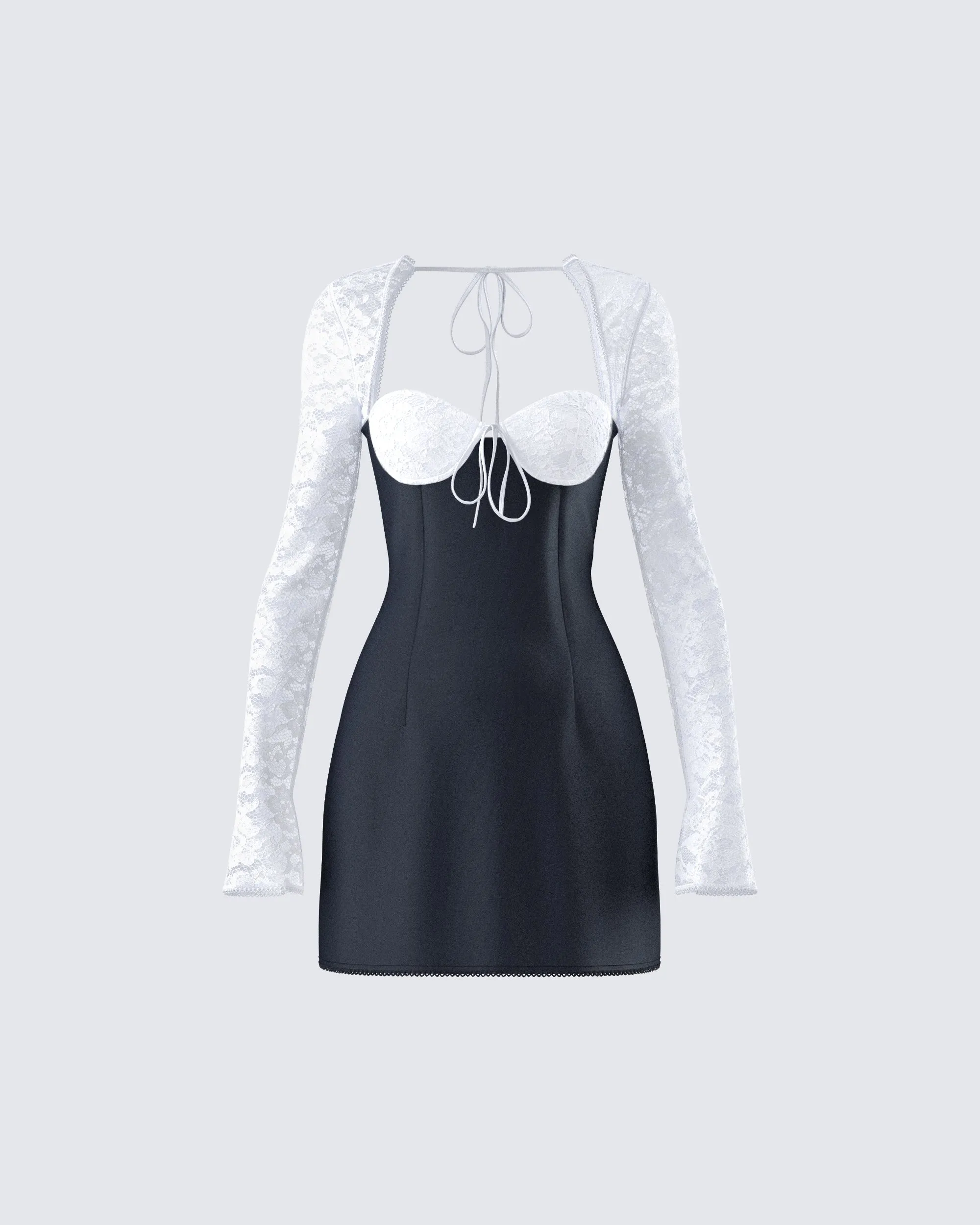 Bellona Color Block Mini Dress sold by Finesse