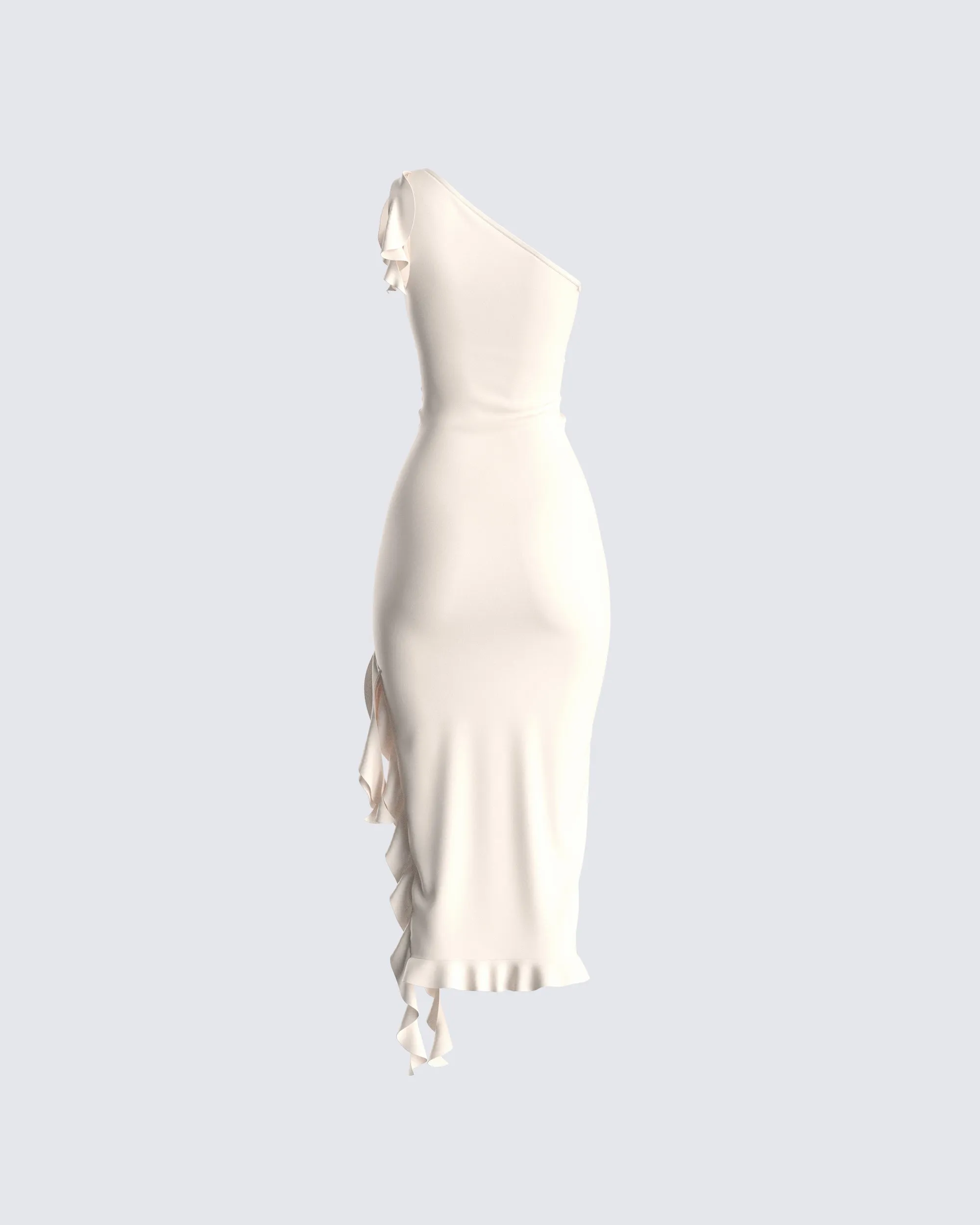 Errico Yellow One Shoulder Dress sold by Finesse product image thumbnail 3