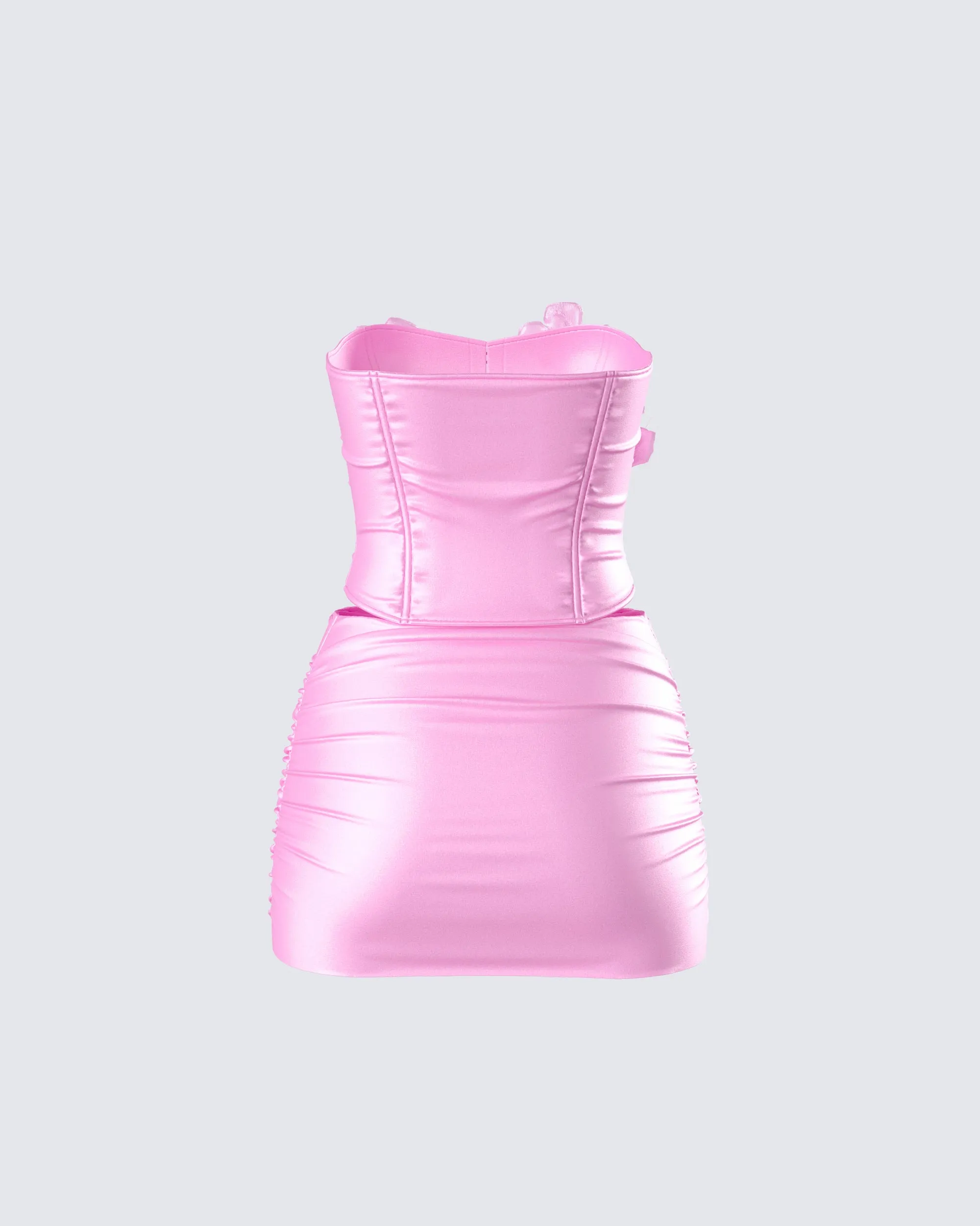 Rivi Pink Flower Corset Set sold by Finesse product image thumbnail 3