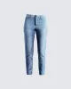 Marion Mid Rise Blue Jeans sold by Finesse