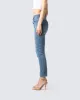Marion Mid Rise Blue Jeans sold by Finesse