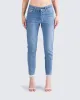 Marion Mid Rise Blue Jeans sold by Finesse