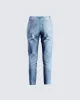 Marion Mid Rise Blue Jeans sold by Finesse