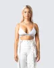 Romy White Logo Bralette sold by Finesse